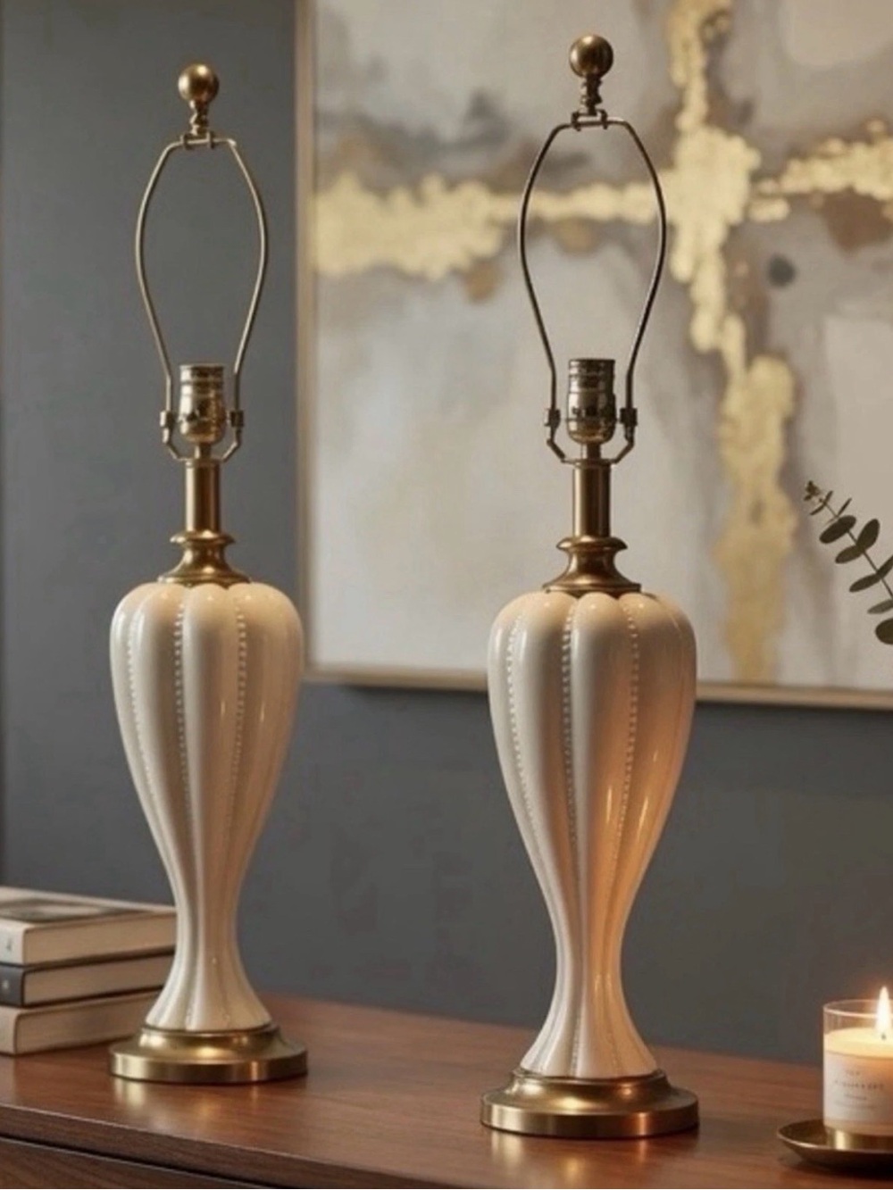 Pair of Lenox Table Lamps by Quoizel - Picture 5 of 5